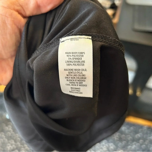 FREE PRESS Nordstrom Black Mesh Ruched Stretch Drape Layered Hem - Picture 7 of 9